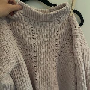 Cozy Pink Knit Sweater from old navy